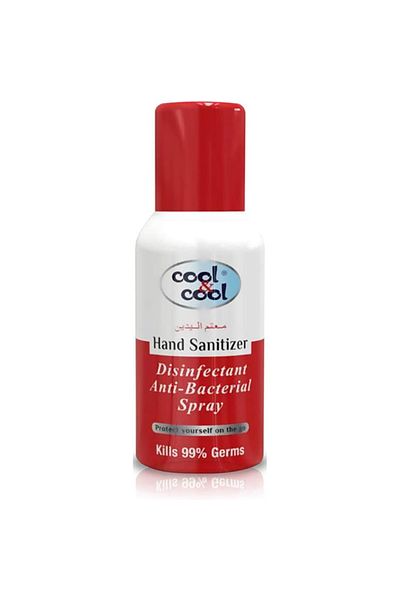 COOL & COOL Hand Sanitizer Spray 120ml – Anti-Bacterial, Quick-Dry, Disinfectant for On-the-Go Use