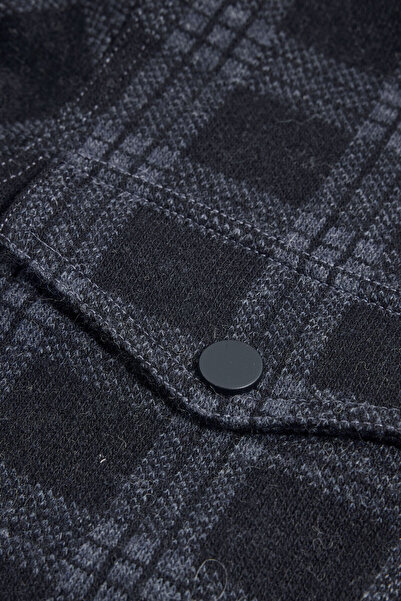 W Collection ANTRASİT DÜĞMELİ SÜET CEKET