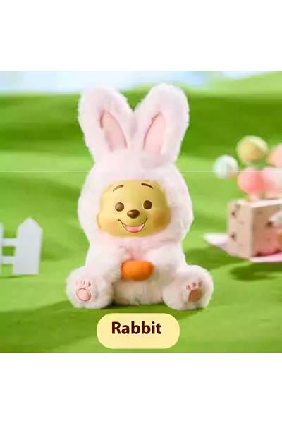 Disney Rabbit Disney Winnie The Pooh Naughty Party Blind Box Pendant Disney Vinyl Bag Doll Toy Figurine Kaw