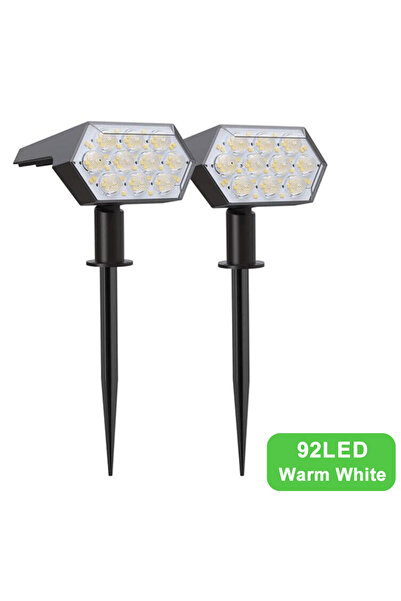 Choice 92 LED-2PCS 108 LED Outdoor Solar Lights Solar Spot Lights Landscape S...