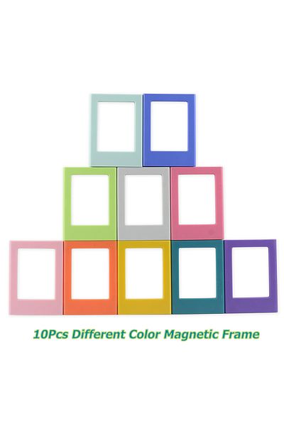 Choice 10 pcs 10 Pc, Magnetic Frame of Different Color for Fujifilm Instax Mini 8 7S 25 50 70 90 Liplay Lin