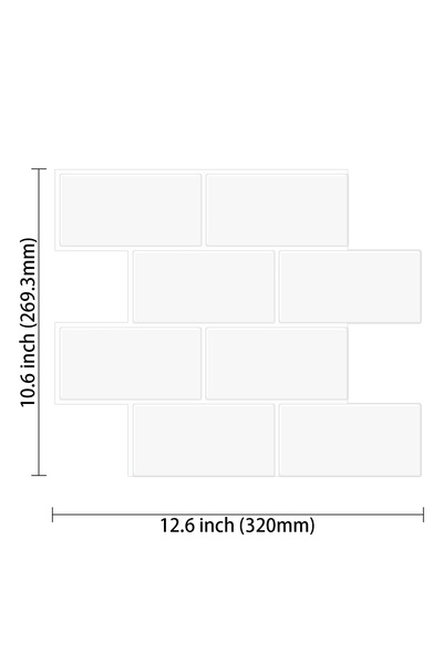 Choice 10 قطع VP216 10 أوراق بلاط كبيرة قابلة للتقشير واللصق ملصقات حائط من ا...