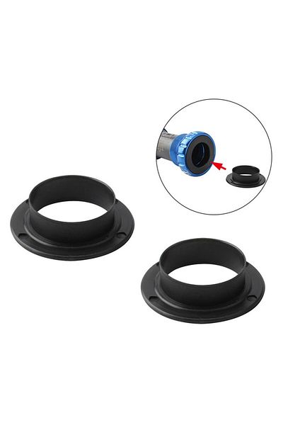 Choice A 2pcs Bicycle Axis BB Bottom Bracket Medium Shaft Bearing Protection Cup Covers For 24mm Dia Crank.