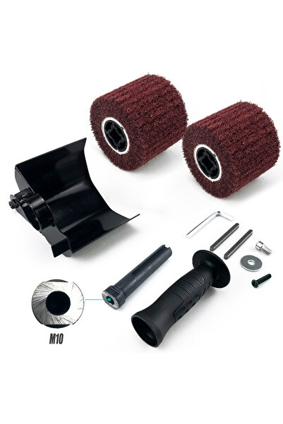 Choice M10 2 brush wheel M10/M14 Multifunctional Electric Angle Grinder Burnishing Polishing Machine Attach