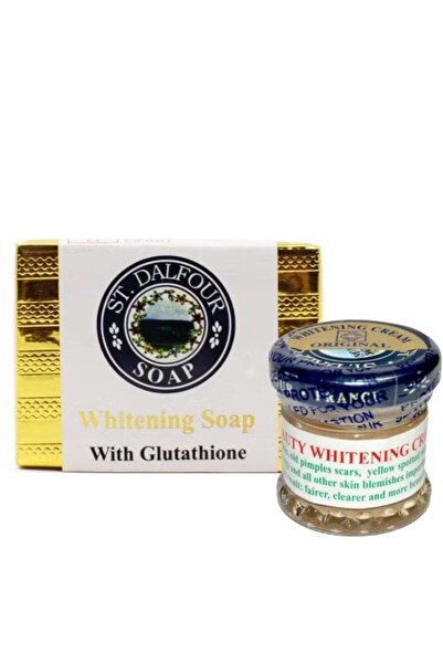 KA صابون التبييض بالغلوتاثيون وفيتامين C و E + كريم إكسل بيوتي للتفتيح الأصلي