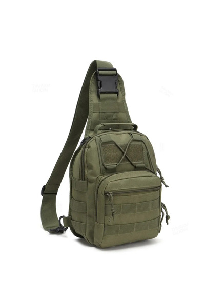 Choice Green(Style A) Tactical Assault Pack Sling Backpack Waterproof EDC Rucksack Bag for Outdoor Hiking C