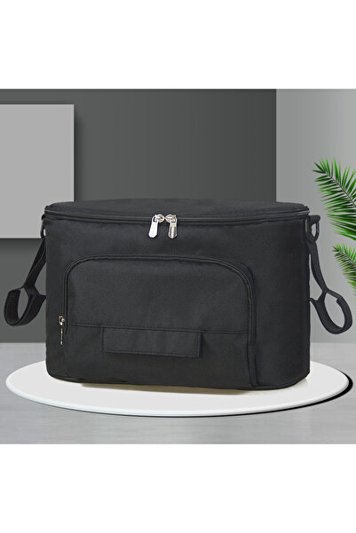 movokbaby حقيبة أم سوداء مقاومة للماء، حقيبة حفاضات كبيرة السعة، حقيبة سفر مت...