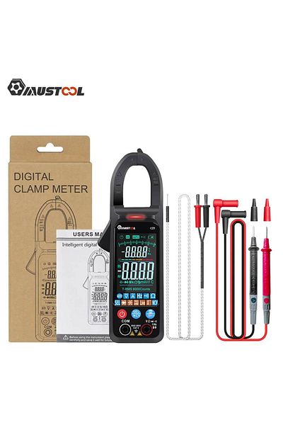 Choice MUSTOOL C21 Clamp Meter Digital Multimeter DC/AC Current 6000 Counts Ammeter Voltage Tester Car A...