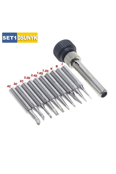 Choice White 10pcs 900m Soldering Iron Tips Set Welding Nozzle Internal Heated Solder Heads Welding Tip Too