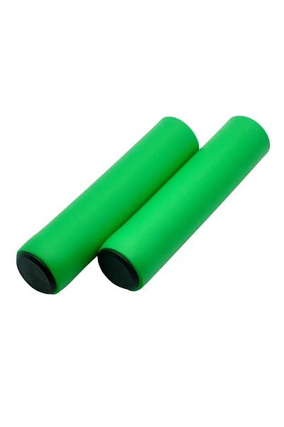 Choice 04 green 1 pair bicycle grips super light silicone non-slip shock absorptiontype Road handle bike bi
