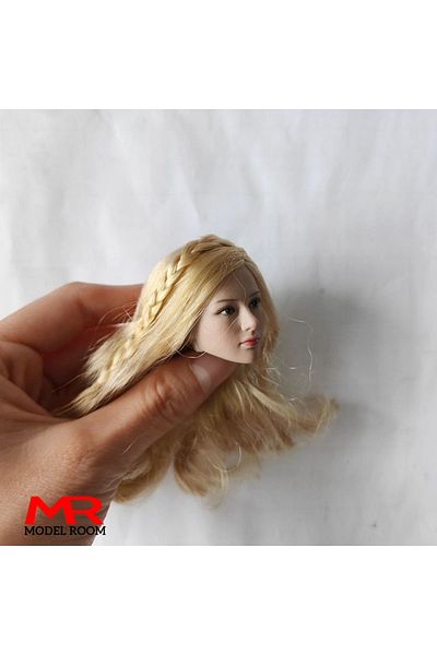 Choice TBLeague PL2019-149 1/6 Tariah Silver Valkyrie Blond Long Hair Head Sculpt Carving for 12'' Femal...