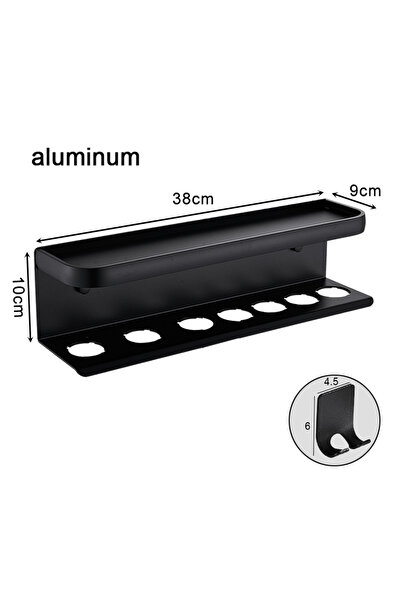 Choice حامل مجفف الشعر رقم 1 مثبت على الحائط مناسب لحامل مجفف الشعر ومكواة تجعيد الشعر Dyson Airwrap Shelf