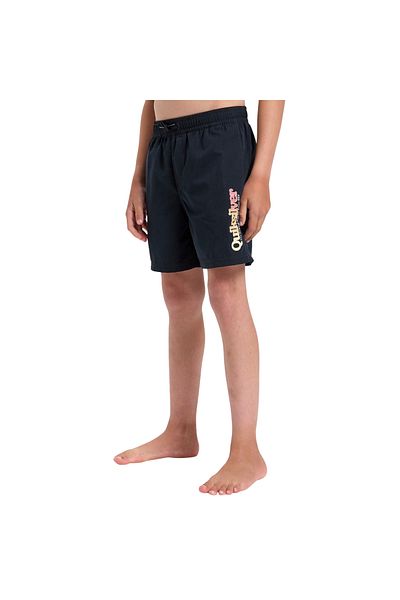 Quiksilver Spl Fineline Volley Yth 14 Boy Black Volley Short Boy's Volley