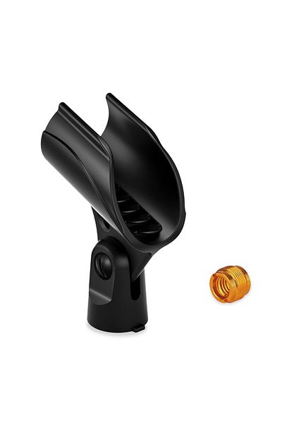 Choice black Universal Microphone Clip For Shure Mic Mount Holder Handheld Wireless/Wired Mic Rotatable Dur