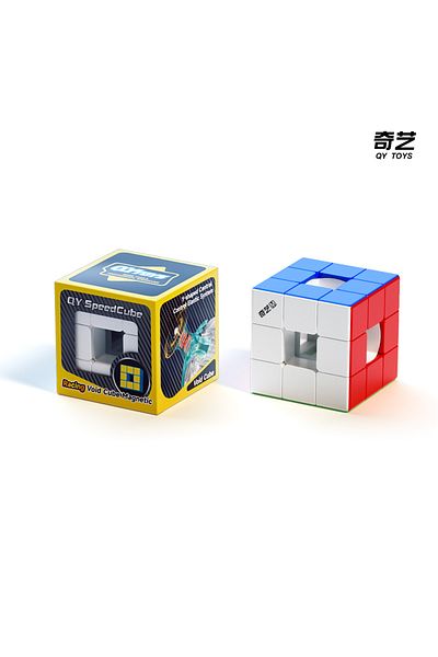 Choice Magnetic [ECube] QiYi Racing Void Cube Hollow 3x3x3 Cube Magic Speed Cube Stickerless Professional F