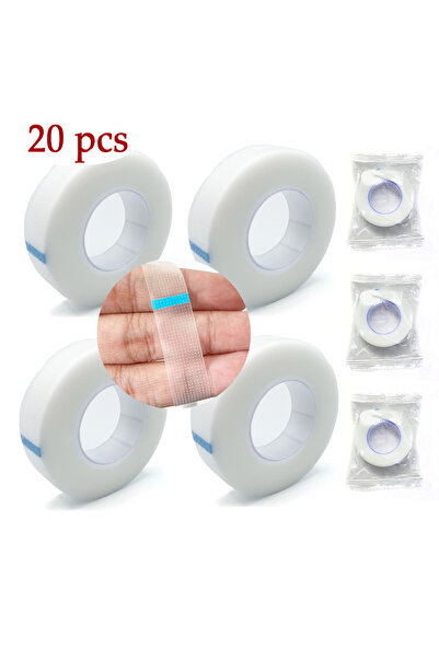 Choice 20pcsPE Tape Wholesale Eyelash Tape PE 20Rolls Eyelash Extension Paper Tape Breathable PE Adhesive P