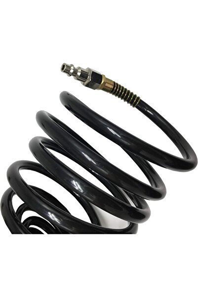 Choice Recoil Hose Heavy Duty Recoil Air Hose Air Line 1/4 Inch Portable Polyurethane Coil Hose with Qui...