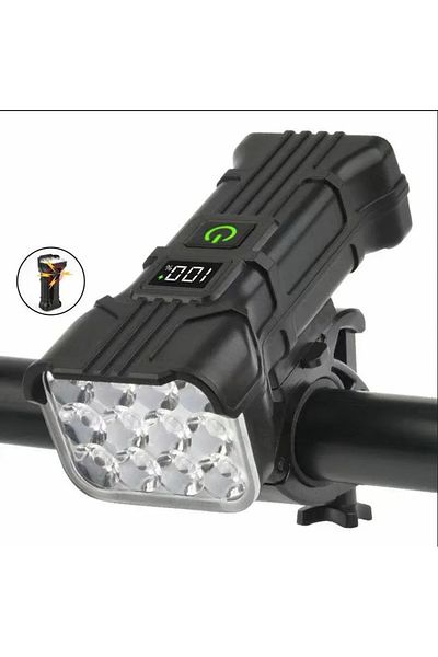 Choice Black Black Bicycle Light USB Led Waterproof With Horn Mountain Bike Dark Night Outdoor Riding Headl