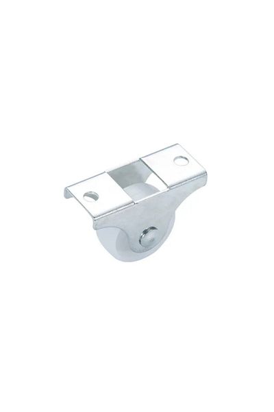 Choice 20Pcs A 4/10/20Pcs 1Inch Caster White Rail Fixed Casters Small One-Way Wheel Strong Plastic Wheel Ha