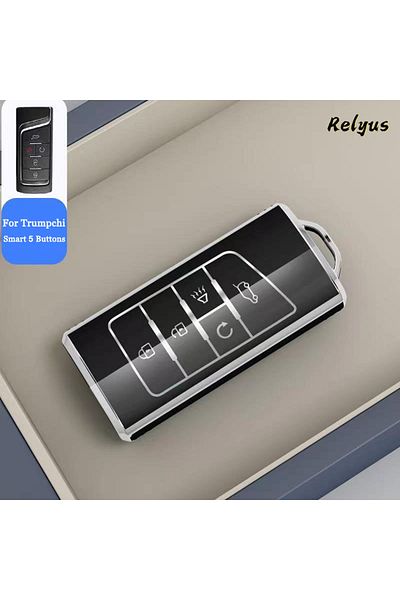 Choice Silver Edge Black Tpu Remote Car Key Case Cover For Gac Trumpchi Gs4 Gm8 Ga3 Ga6 Sgs7 Ga4 Gs5 Gs3 Le