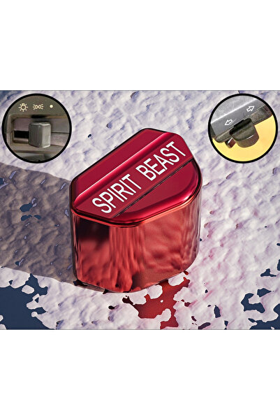 Choice3 Red Aluminum Alloy Motorcycle Turn Signal Switch Keycap High Low Beam...