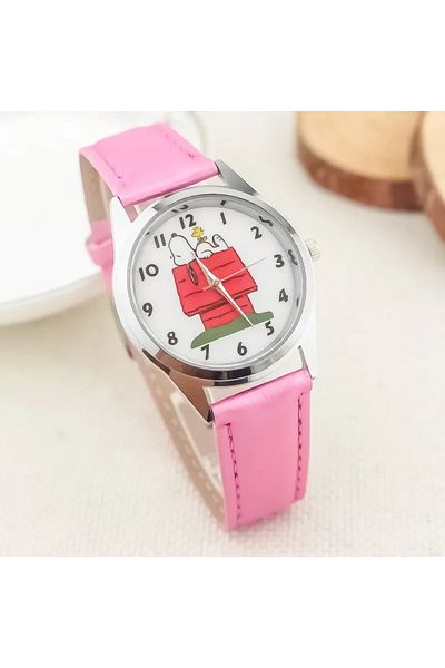 Miniso Snoopy 4 Snoopy children Watches Cartoon Cute Children's Wristwatch Quartz Watch Girls Fashion Stude