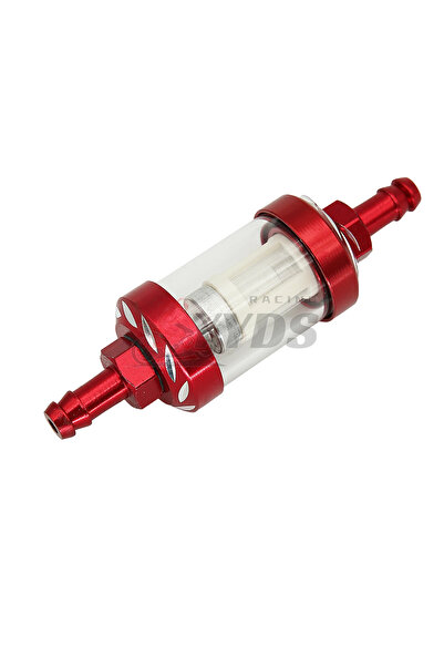 Choice فلتر زيت وقود بنزين للدراجات النارية أحمر 8 مم CNC ملحقات الدراجات الن...