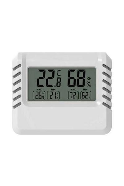 Choice B-Max Min Value Mini LCD Digital Thermometer Hygrometer Indoor Room Temperature Humidity Meter Wall