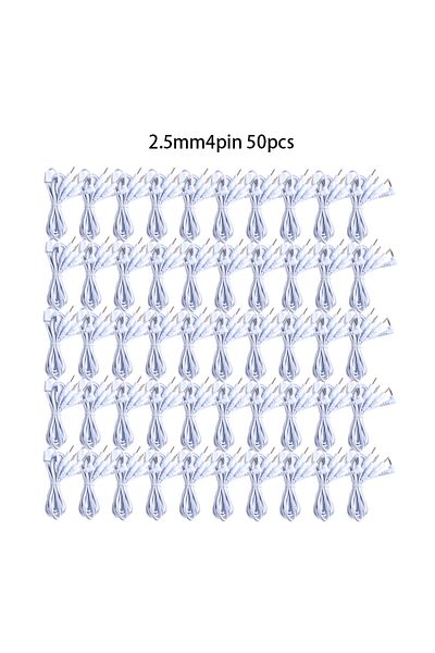 Choice 3.5mm 2pin 10pcs 2/4 Pins Head 2.5/3.5mm Plug Type Electrode Cable Line Wire For Tens Acupuncture El