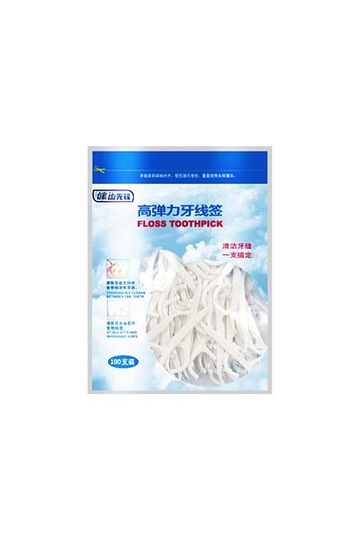 Choice 100 pcs 50/100pcs Dental Floss Stick Tooth Cleaning Interdental Brush Dental Floss Pick Oral Hygiene