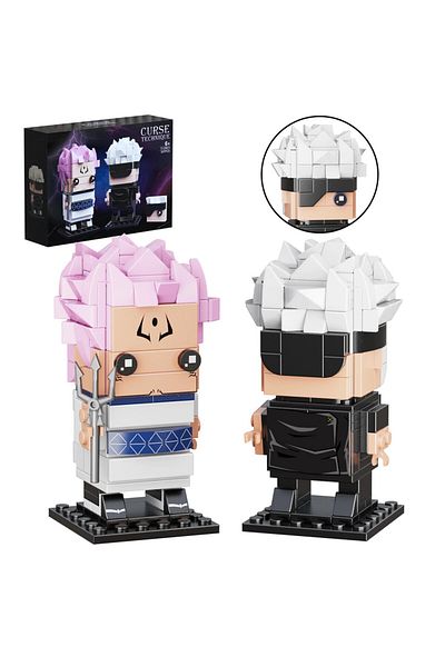 Choice 307PCS Jujutsued Kaisen Action Figure Building Block Kits Satoru Gojo And Ryomen Sukuna Model Toy Bu