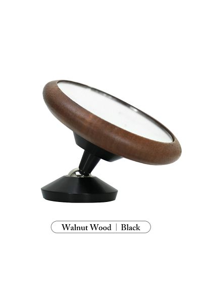 Choice Walnut Black Base Coffee Extraction Mirror Magnetic Bracket Bottomless Portafilter Lens Flow Rate Ob