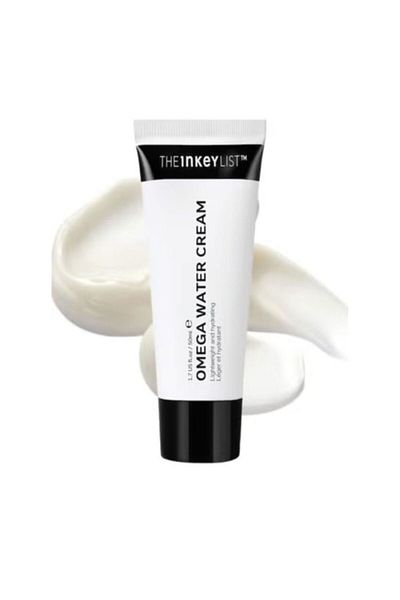 THE INKEY LIST Omega Water Cream 50ml – Oil-Free, Lightweight Moisturiser for Smooth, Hydrated Skin