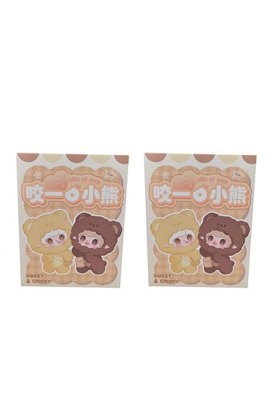 Choice Random 2pcs Yooki 4th Generation Blind Box Take A Bit Small Bear Series Plush Toys Exquisite Doll Ke
