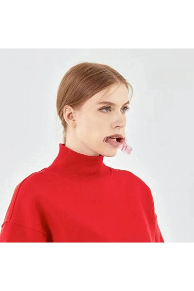 Choice Red V Shape Face Neck Exerciser Face Lift Skin Firming Double Chin Exerciser Instrument Jaw Exercise