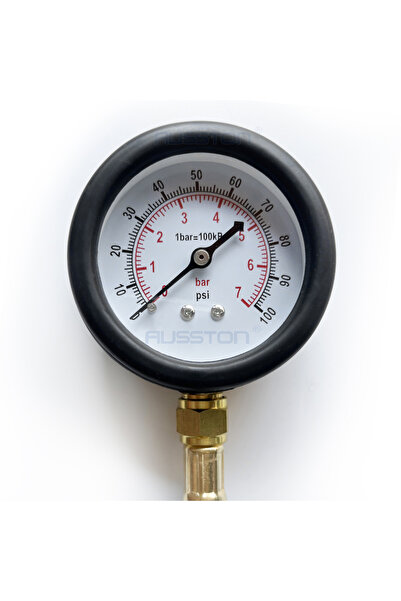 Choice Fuel Pressure Test Kit - Quick Connected Fuel Injection Pump Pressure Tester Gauge 0-100PSI with...