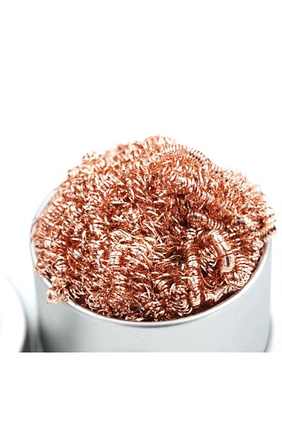 Choice 1Pcs 1Pcs Soldering Iron Tip Cleaner Non-Slip Solder Tip Cleaning Wire Ball Tin Remove For Cleaning