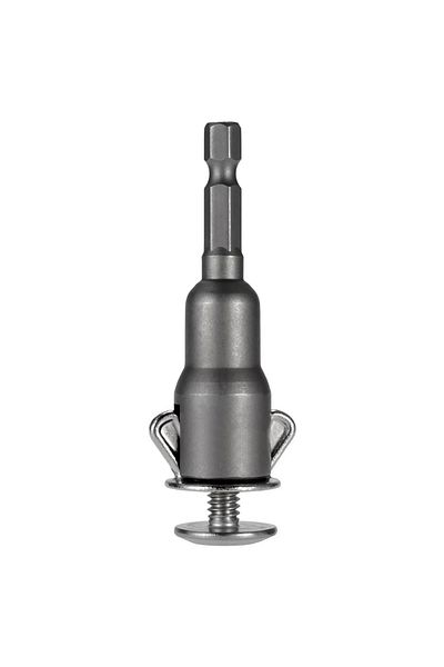 Choice Grey 1PC Wing Nut Drill Socket Wrench Tool Set, 1/4" Hex Shank Butterfly Socket Adapter, 65mm for Po