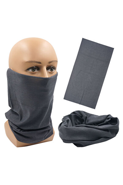 Choice DC003 وشاح سحري خارجي رمادي داكن بلون نيون سادة لركوب الدراجات والمشي ...