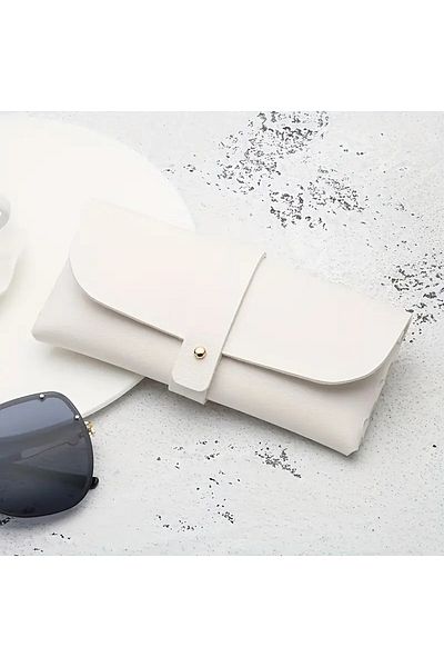 YIWU Stylish Faux Leather Glasses Storage Case