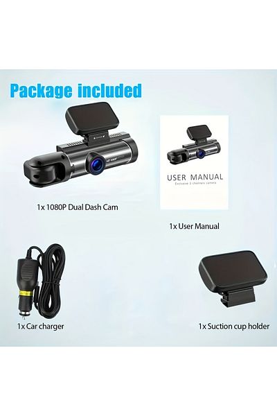 Choice None D50 Dash Camera Front And Inside,3.16inchdash Cam 1080p G Sensor Hd Night Vision Loop Recording