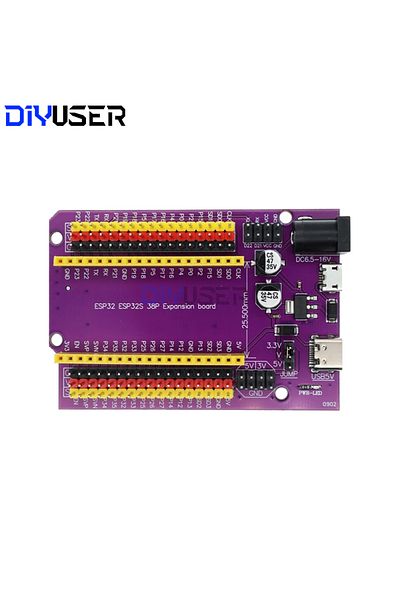 Choice Expansion Board Diyuser Esp32 38pins Board Type-c/micro Usb Cp2102 Wifi Bluetooth Dual Core Esp32-de
