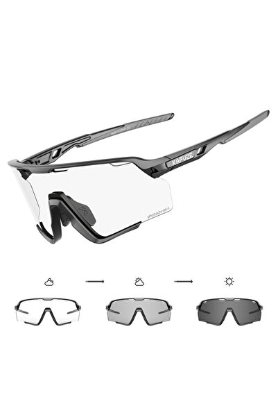 KAPVOE نظارة شمسية فوتوكروميك-1 عدسة 1L-01 من كابفوي UV400 فوتوكروميك لركوب ا...