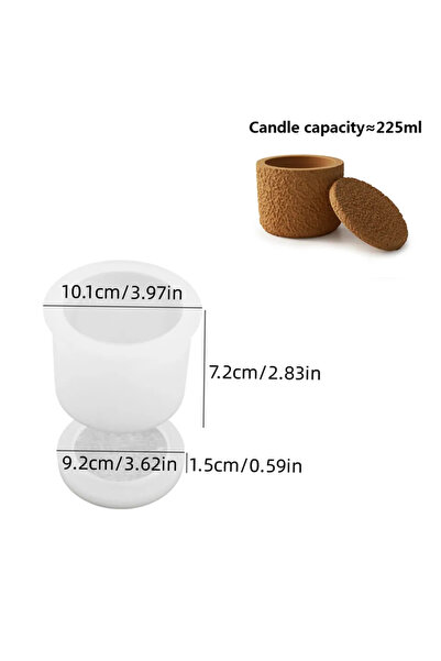 Choice قالب شمعة سيليكون ثلاثي الأبعاد مصنوع يدويًا على شكل قطرات كريستال مبت...