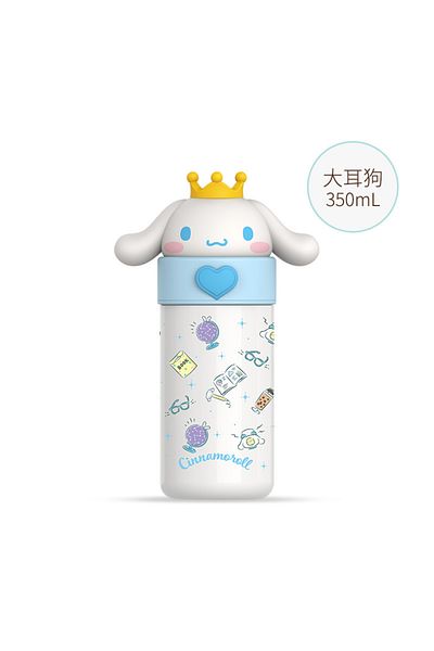 Miniso Cinnamoroll Sanrio Hello Kitty Water Cup 350Ml Kawaii My Melody Thermos Cups Anime Cartoon Kuromi Ju