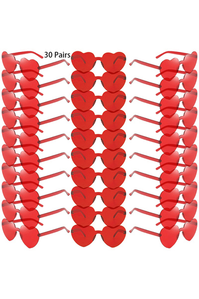 Choice 30 زوجًا (أحمر) كما هو موضح في الصورة 30 زوجًا لكل مجموعة نظارات شمسية...