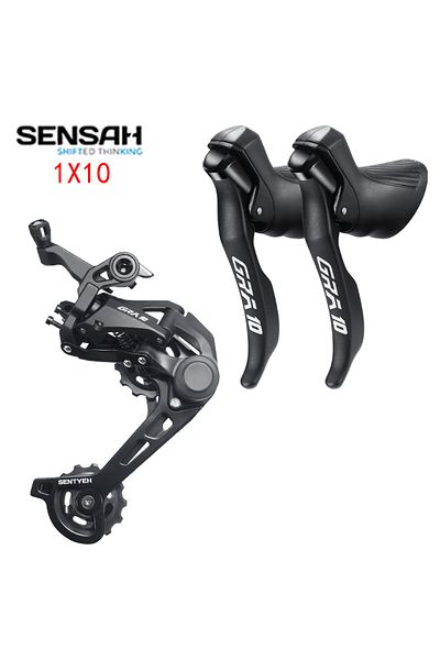 Choice GRA 1X10 SENSAH GRA 1x10 Speed, 10s Road Groupset, R/L Shifter + Rear Derailleurs, Gravel-bikes Cycl