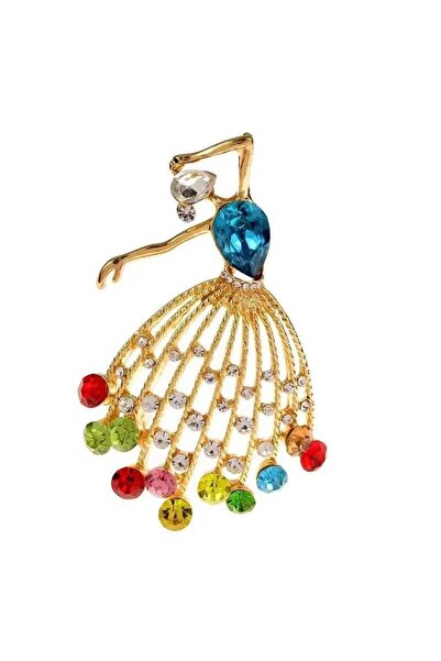 Choice F7-5-569 دبوس راقصة أنيق إكسسوارات ملابس عصرية مجوهرات