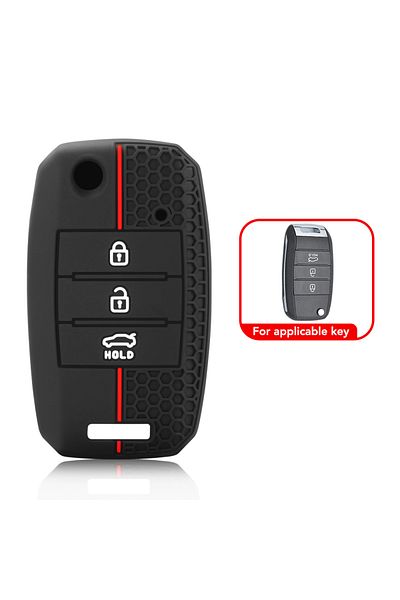 Choice black For Kia Sportage Cerato Optima K5 Rio Carens Rondo Ceed Picanto k2 Soul Sorento Silicone Key C