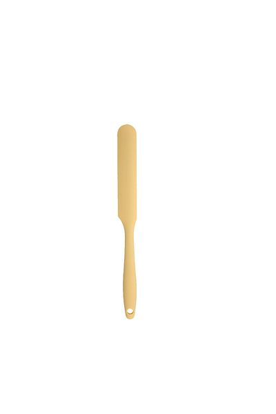 Choice Nordic Yellow Food Grade Silicone Cream Scraper Household All-in-one Long Cake Spatula Heat-resistan